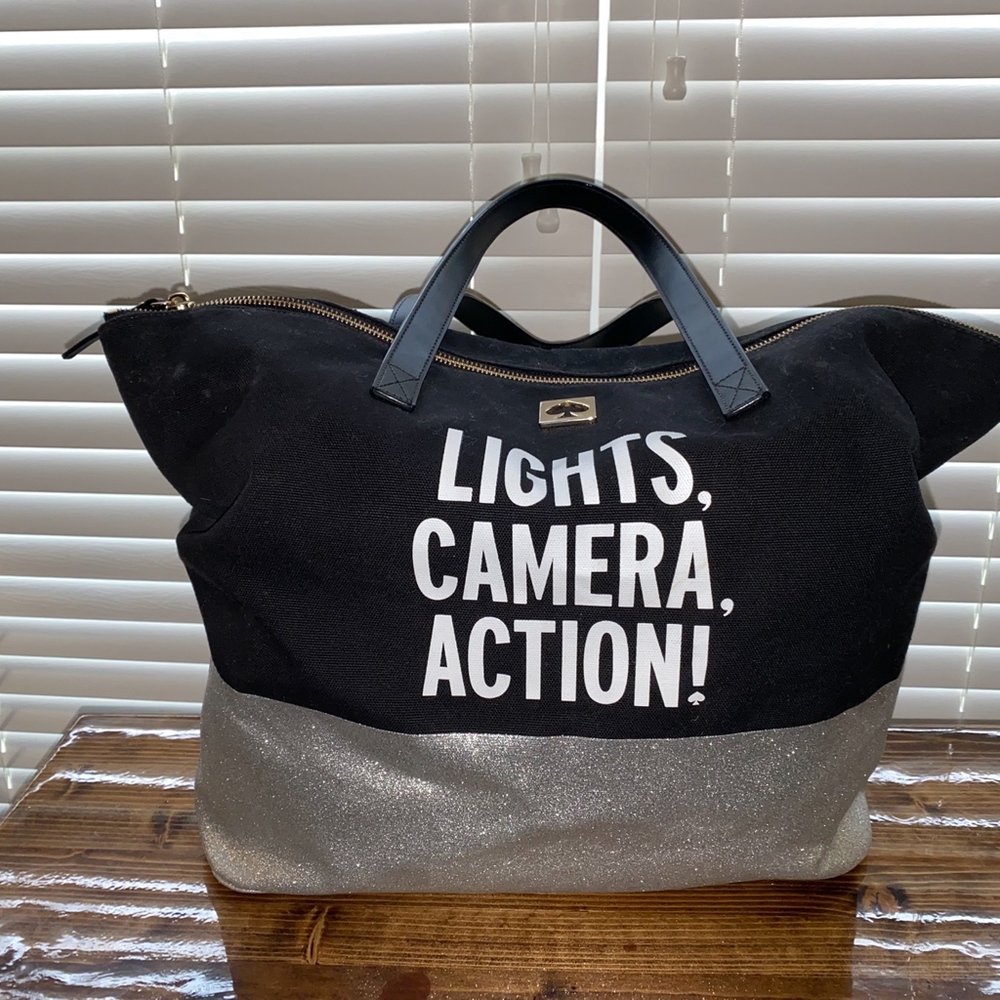 Kate Spade "Lights Camera Action" Tote Bag